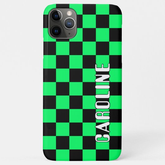 Aangepaste Eenvoudige Abstracte Geometrische Check Case-Mate iPhone Case (Achterkant)