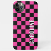 Aangepaste Eenvoudige Abstracte Geometrische Check Case-Mate iPhone Case (Achterkant)