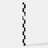 Aangepaste Eenvoudige Abstracte Geometrische Check iPhone Hoesje (Rechterkant)