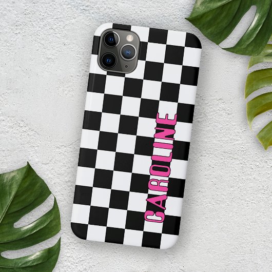 Aangepaste eenvoudige abstracte geometrische mozaï Case-Mate iPhone case