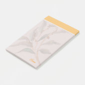 Aangepaste eenvoudige achtergrond Schattige geel s Post-it® Notes (Schuin)