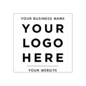Aangepaste Eenvoudige bedrijfsnaam Website Logo 2. Rubberstempel (Afrduk)