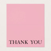 Aangepaste Eenvoudige dank Visitekaartje (Buitenkant ongevouwen)