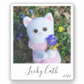 Aangepaste, eenvoudige , directe foto van elegant sticker (Voorkant)