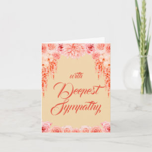 Aangepaste eenvoudige dood Condoleance Bericht Kaa Bedankkaart