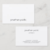 Aangepaste, eenvoudige, elegante professionele Sja Visitekaartje (Voorkant / Achterkant)