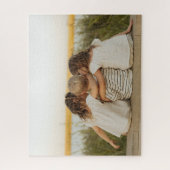 Aangepaste Eenvoudige Familie Foto Legpuzzel (Verticaal)