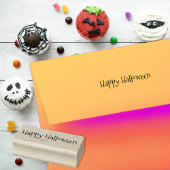 Aangepaste eenvoudige fijne Halloween-groeten Leuk Rubberstempel