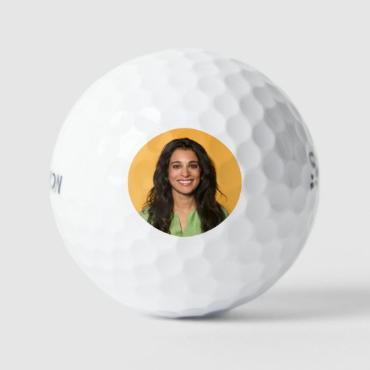 Aangepaste Eenvoudige Foto Golfballen (Voorkant)