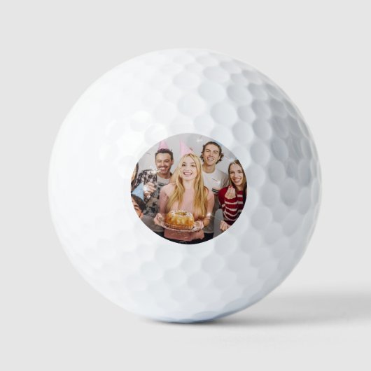 Aangepaste Eenvoudige Foto Golfballen (Voorkant)