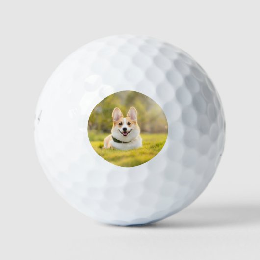 Aangepaste Eenvoudige Foto Golfballen (Voorkant)