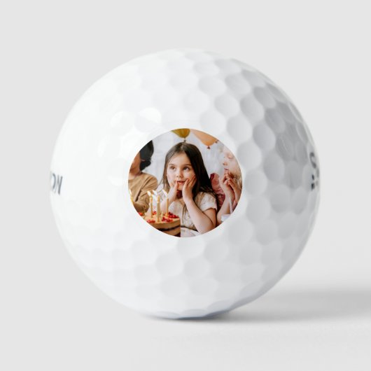 Aangepaste Eenvoudige Foto Golfballen (Voorkant)
