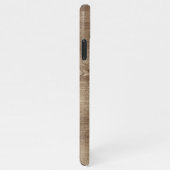 Aangepaste eenvoudige foto's op chique faux rustie iPhone hoesje (Rechterkant)