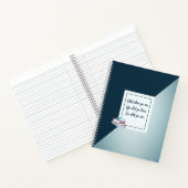 Aangepaste eenvoudige grijze Notitieboek (Binnen)