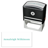 Aangepaste Eenvoudige Handtekeningnaam Zelfinktende Stempel (In situ)