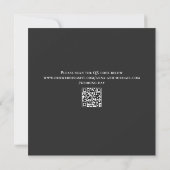 Aangepaste eenvoudige huwelijksfotowijziging Bewaa Aankondiging (Achterkant)