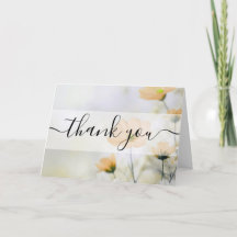 Aangepaste Eenvoudige Kleine Oranje Bloemen Bedank