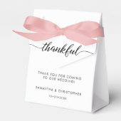 Aangepaste eenvoudige lekkere bruiloft bedankt bedankdoosjes (Voorkant Zijde)