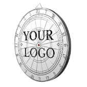 Aangepaste eenvoudige Logo Business Promotie Dartbord (Voorkant Rechts)