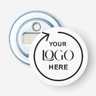 Aangepaste Eenvoudige Logo Flesopener Button Flesopener