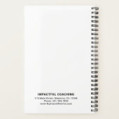 Aangepaste eenvoudige Logo Planner (Achterkant)