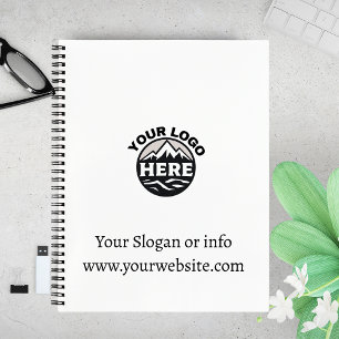 Aangepaste Eenvoudige Logo Zakelijke Promotie Notitieboek