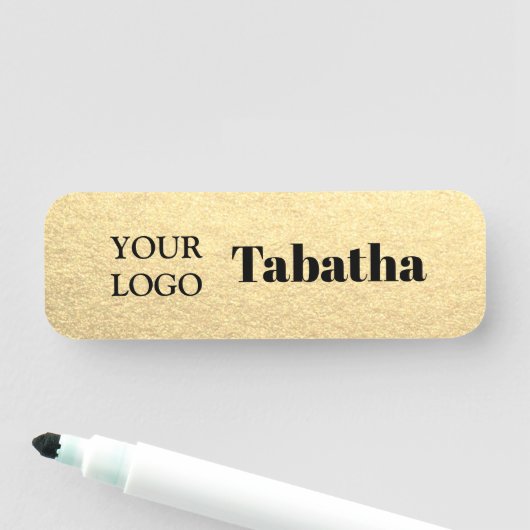 Aangepaste eenvoudige medewerker naam tag Business (In situ)