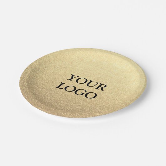 Aangepaste eenvoudige minimalistische business uw papieren bordje (Gekanteld)