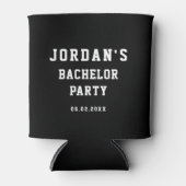 Aangepaste eenvoudige, moderne 'Cool Bachelor'-par Blikjeskoeler (Voorkant)