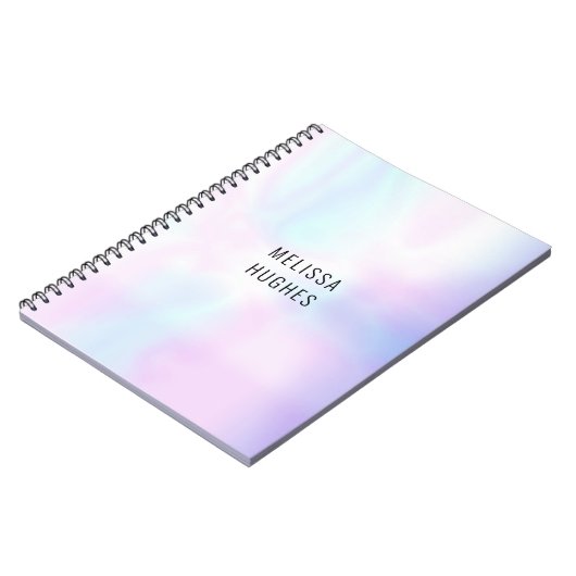 Aangepaste, eenvoudige, moderne holografische notitieboek (Linkerzijde)