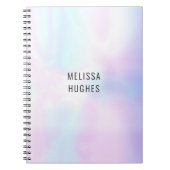 Aangepaste, eenvoudige, moderne holografische notitieboek (Voorkant)