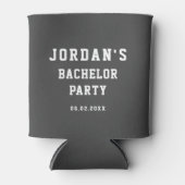Aangepaste Eenvoudige Moderne Koele Bachelor Party Blikjeskoeler (Voorkant)