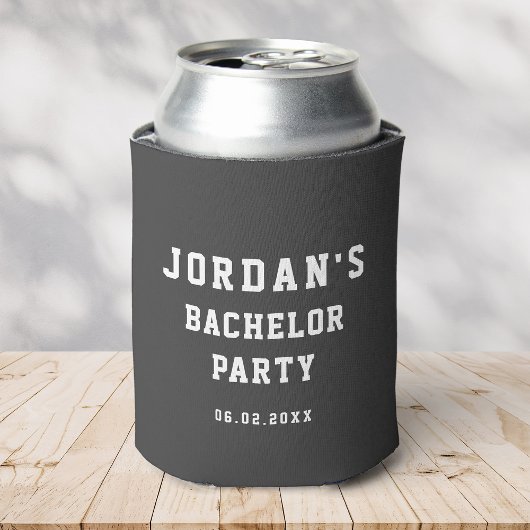 Aangepaste Eenvoudige Moderne Koele Bachelor Party Blikjeskoeler