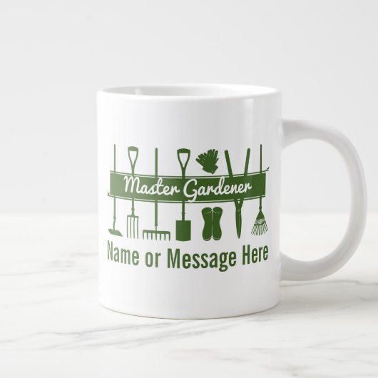 Aangepaste, eenvoudige, moderne master Gardener Grote Koffiekop (Rechts)