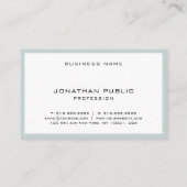 Aangepaste eenvoudige, moderne, minimalistische el visitekaartje (Achterkant)