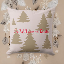 Aangepaste eenvoudige moderne vakantie neutrale go kussen