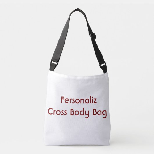 aangepaste eenvoudige mudim cross-body tas (Voorkant)