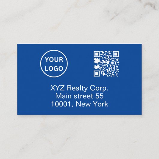 Aangepaste eenvoudige onroerend goed belegger Wij  Visitekaartje (Achterkant)