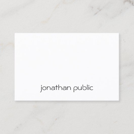 Aangepaste, eenvoudige professionele, elegante Sja Visitekaartje (Voorkant)