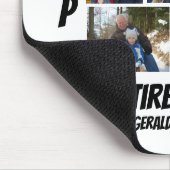 Aangepaste eenvoudige retirement 9 Photo Collage Muismat (Hoek)