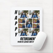 Aangepaste eenvoudige retirement 9 Photo Collage Muismat (Met muis)