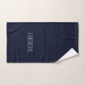Aangepaste Eenvoudige Schattigee Navy Familie Bad Handdoek (Handdoek)
