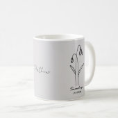 Aangepaste eenvoudige selectie januari Aangepaste  Koffiemok (Voorkant rechts)