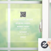 Aangepaste Eenvoudige Sjabloon Bedrijfs Openingsti Raamsticker (Huis)