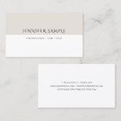 Aangepaste eenvoudige Sjabloon: minimalistisch, mo Visitekaartje (Voorkant / Achterkant)