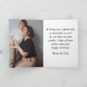 Aangepaste eenvoudige, stijlvolle foto-inkeping op kaart (Binnen)