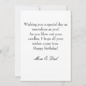 Aangepaste eenvoudige, stijlvolle foto-inkeping op kaart (Achterkant)