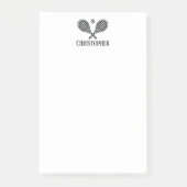 Aangepaste, eenvoudige tinnen post-it® notes (Voorkant)