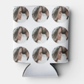 Aangepaste Eenvoudige Voeg Circulaire fotocollage  Blikjeskoeler (Voorkant)