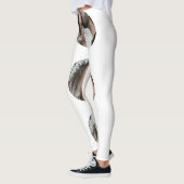 Aangepaste Eenvoudige Voeg Circulaire fotocollage  Leggings (Links)
